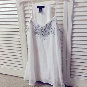 White House Black Market jeweled top size XS